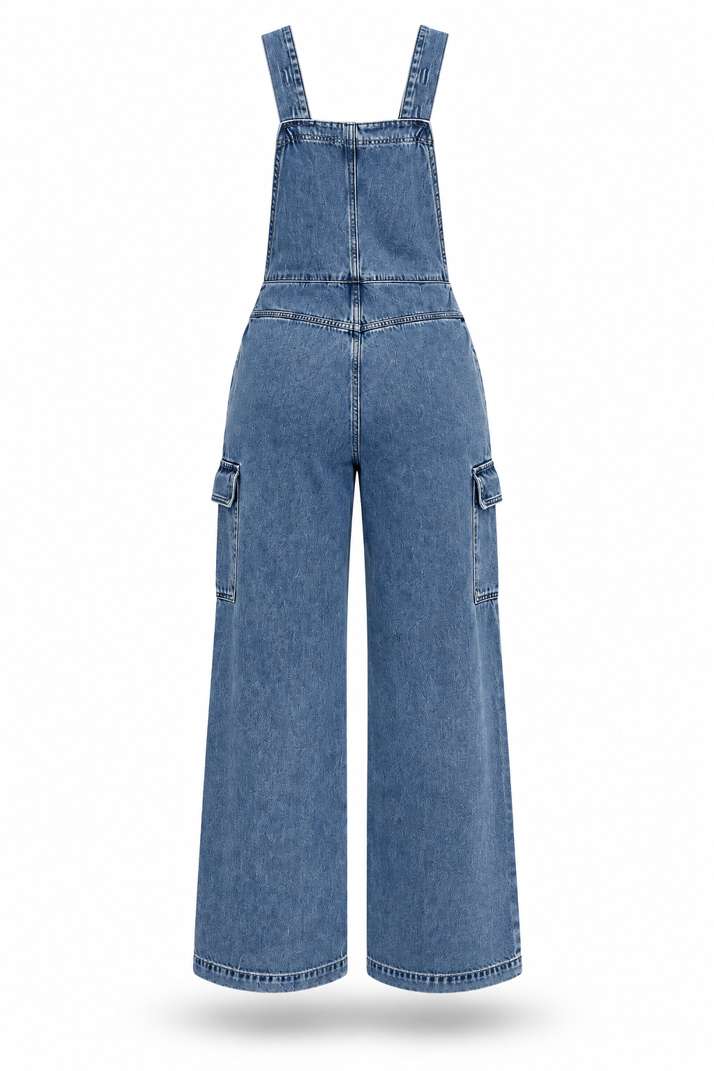 Denim Avenue Cargo Jumpsuit
