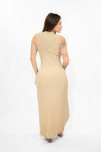 Khaki Gynaikes Vest