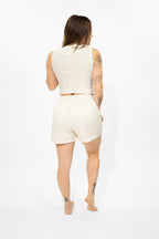 Beige Vest Set