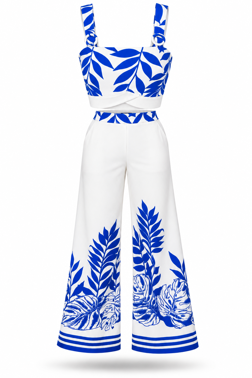 O-Ring Strap Detail Crop Top