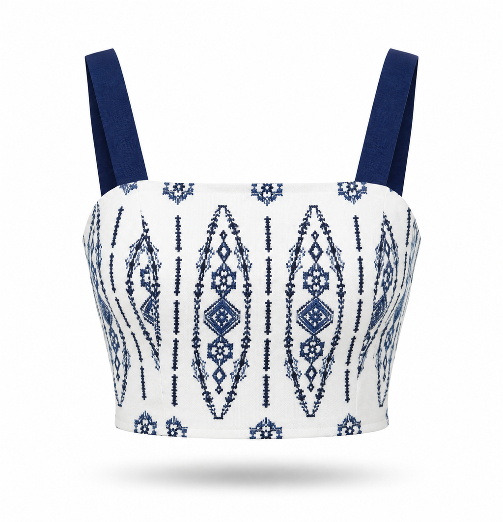 Printed Woven Top