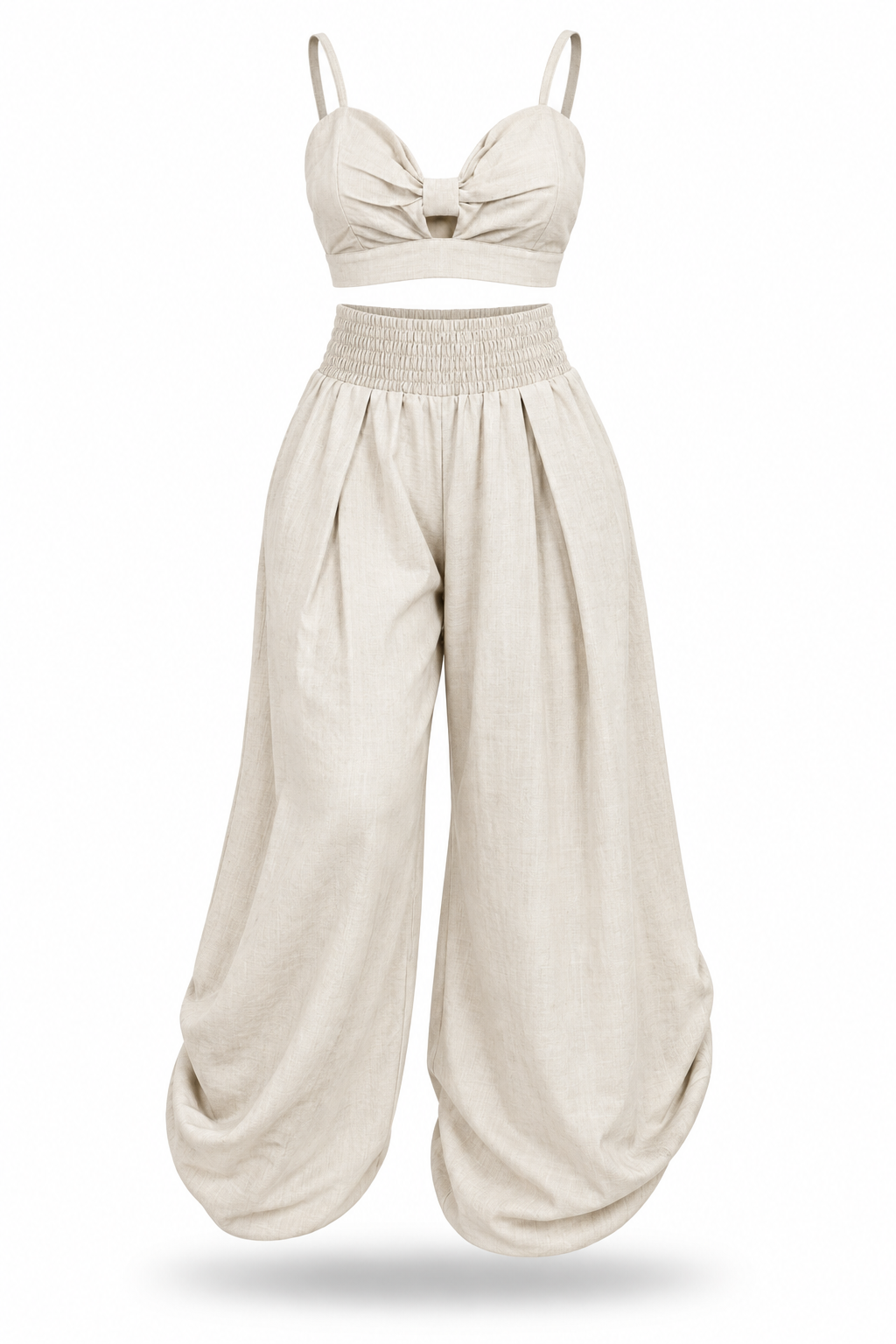 Dylan Waisted Band Long Pants