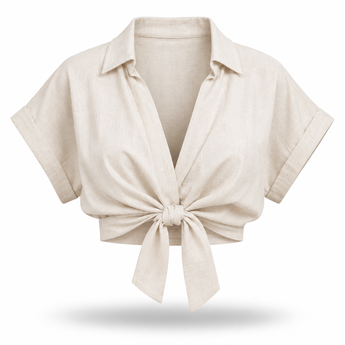 Lore Tie-Front Top