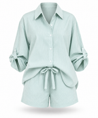 Adia Rolled-Sleeve Shirt