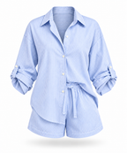 Adia Rolled-Sleeve Shirt