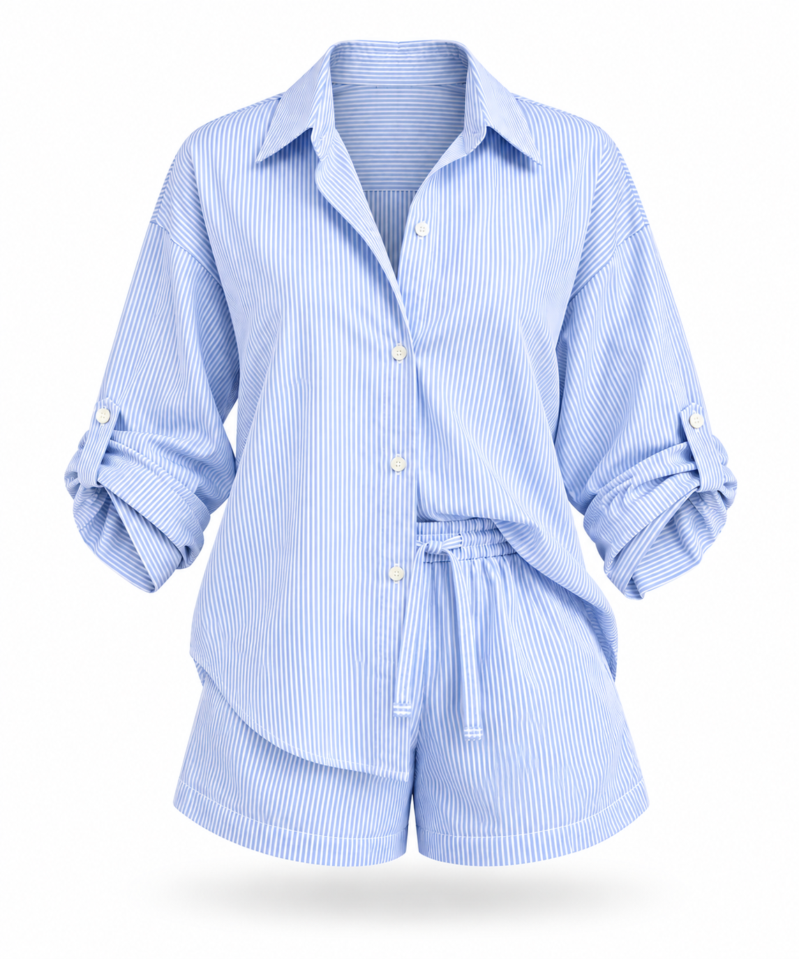 Adia Rolled-Sleeve Shirt