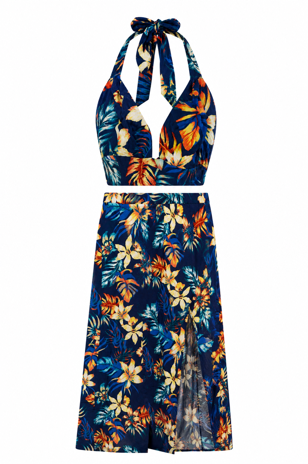 Crop Top & Skirt Set