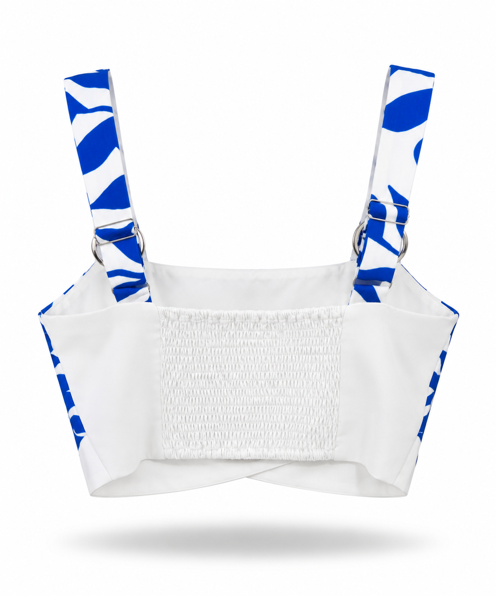 O-Ring Strap Detail Crop Top