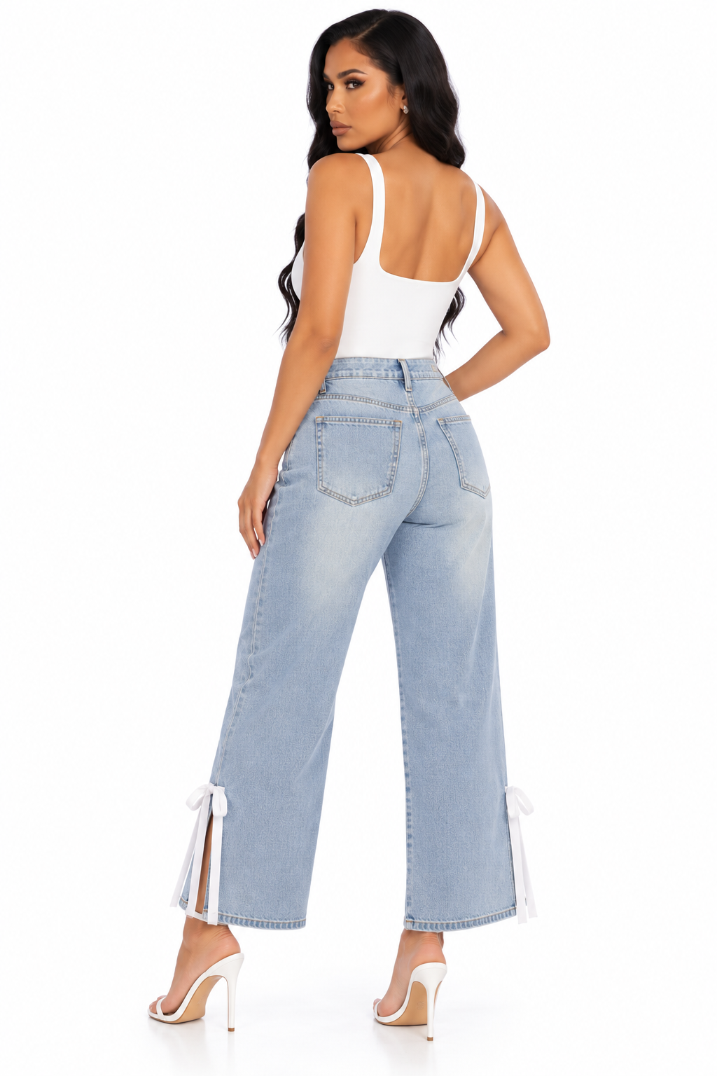Bow Charm Jeans