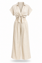 Lore Tie-Front Top