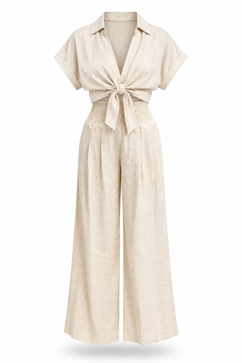 Lore Tie-Front Top