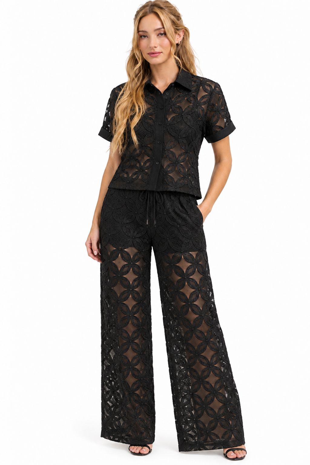 Crochet Down Pants