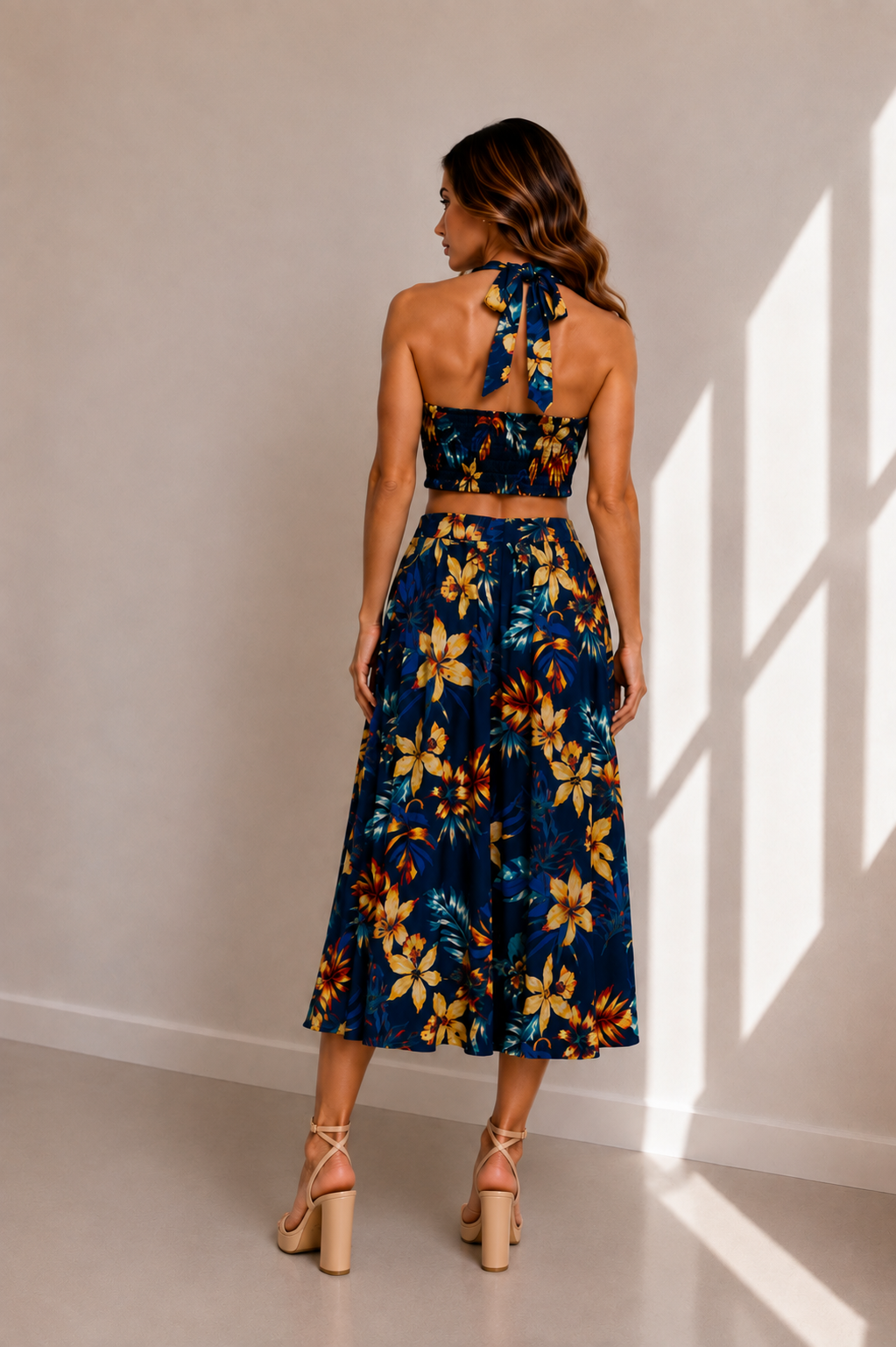 Crop Top & Skirt Set