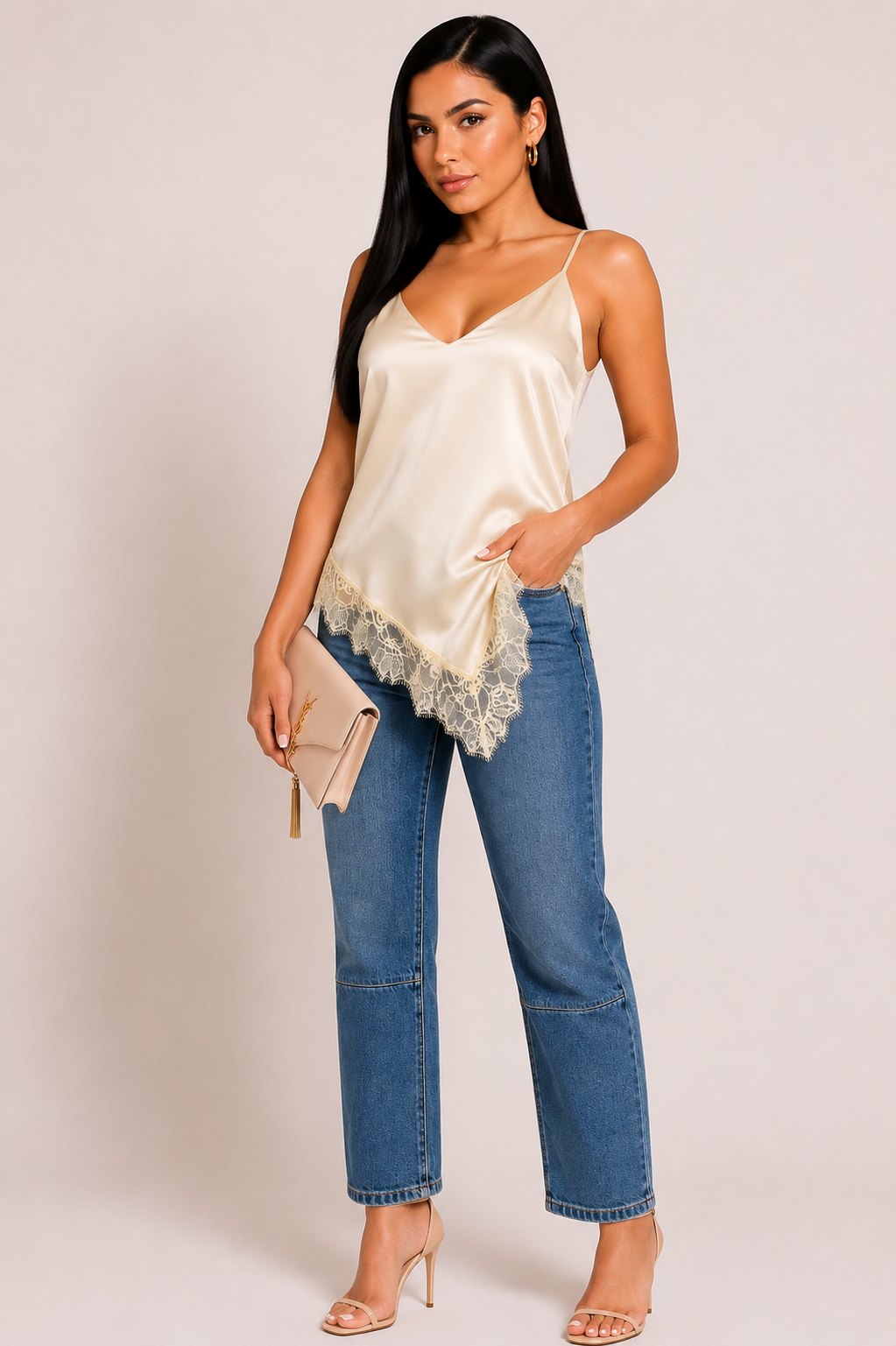 Lace V-Neck Top