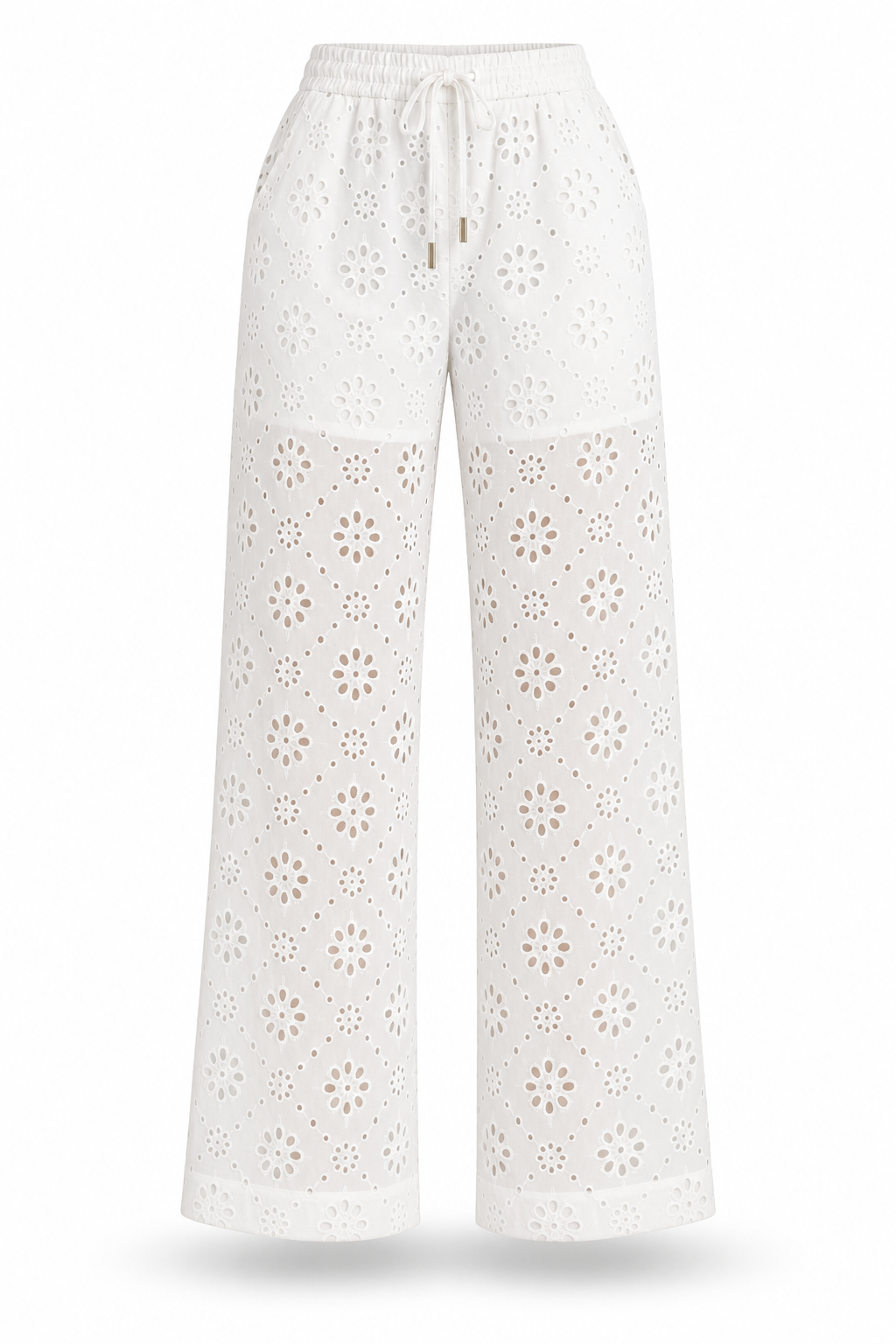 Eyelet Pants