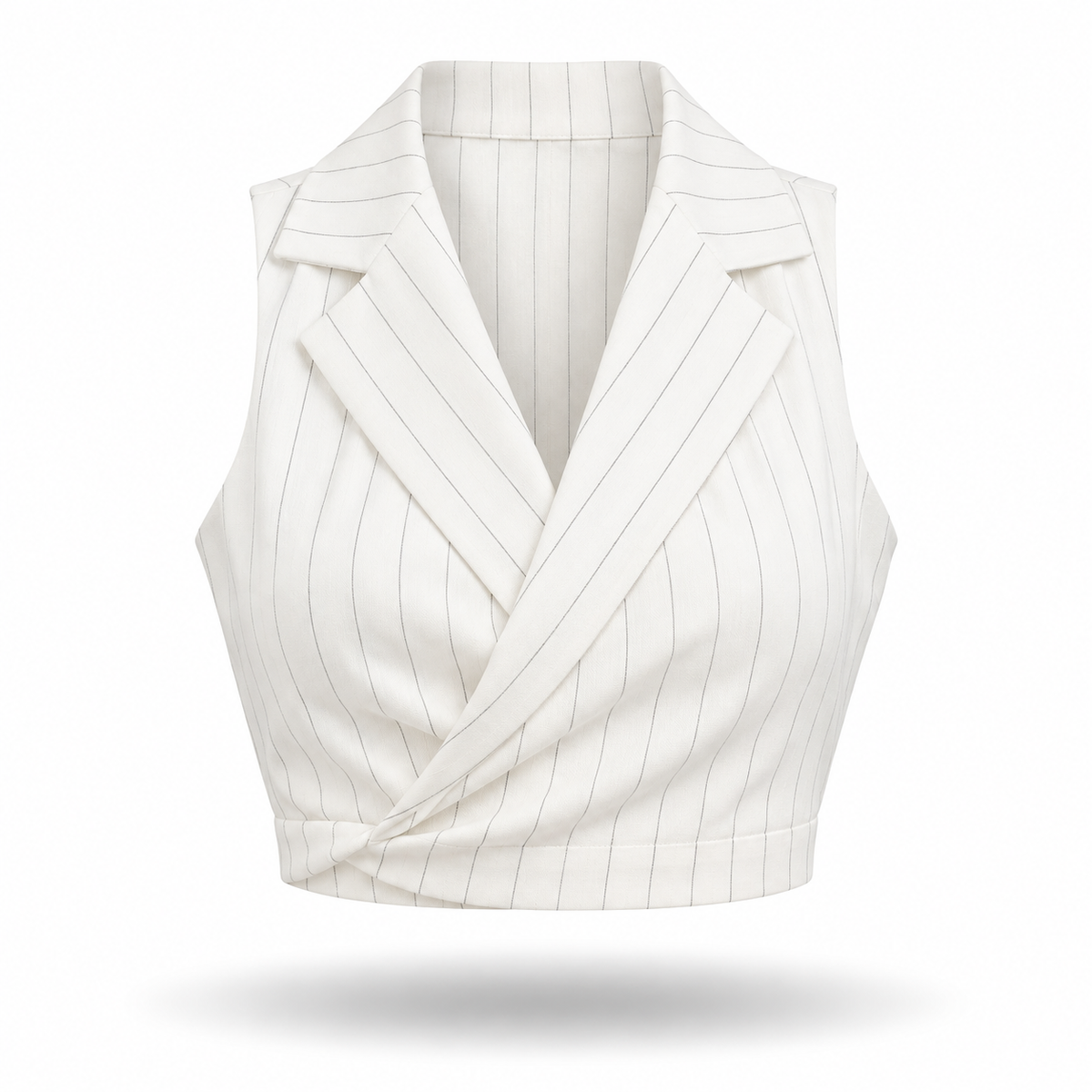 Victoria Sleeveless Collar Top