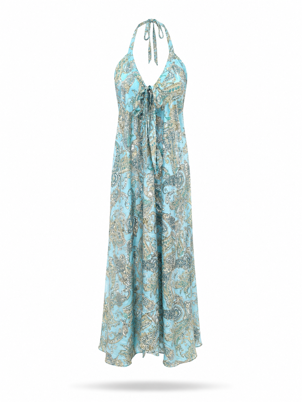 Dress W/Straps L.Blue