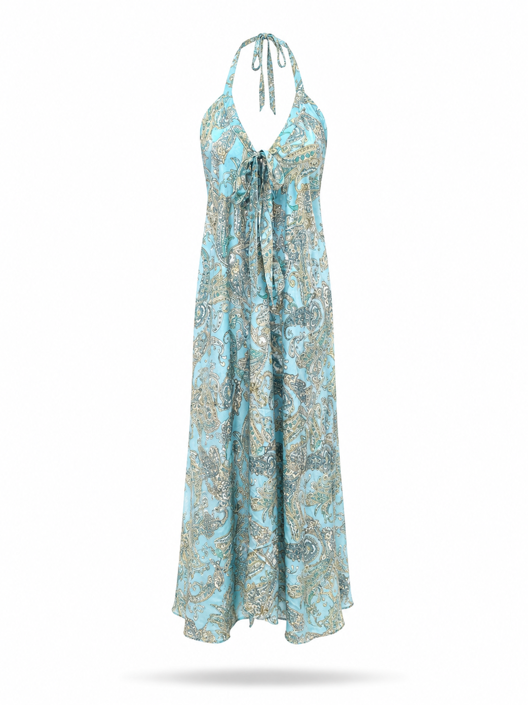 Dress W/Straps L.Blue