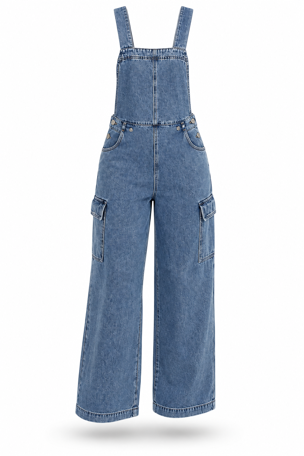 Denim Avenue Cargo Jumpsuit