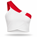 Red One-Shoulder Top