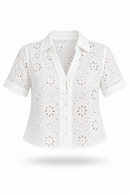 Eyelet Top