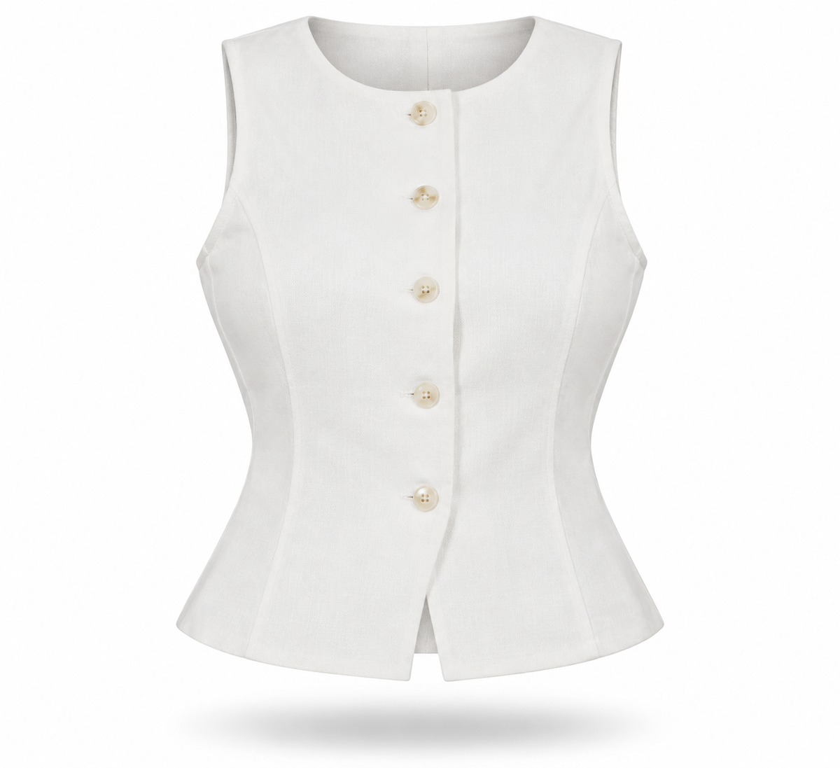 Solid Woven Vest