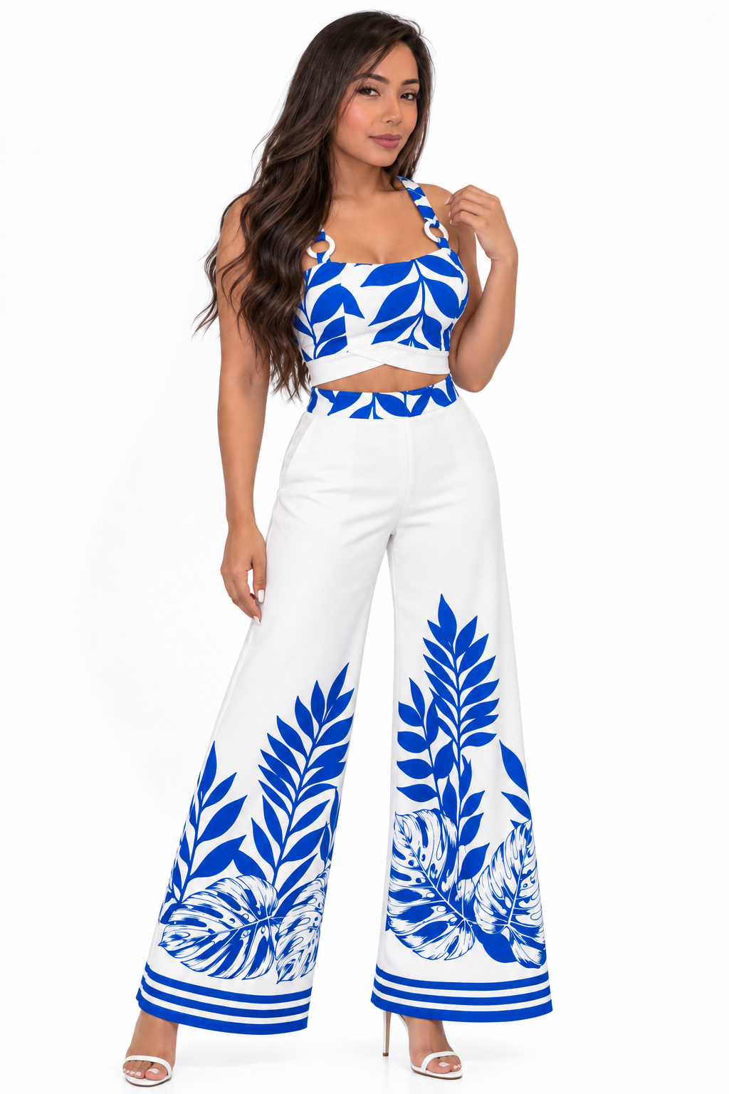 O-Ring Strap Detail Crop Top