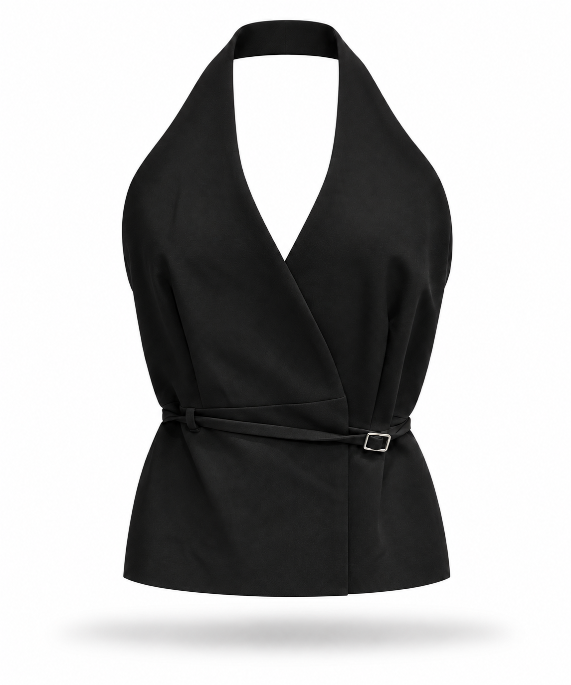 Naty Halter Backless Crop Top