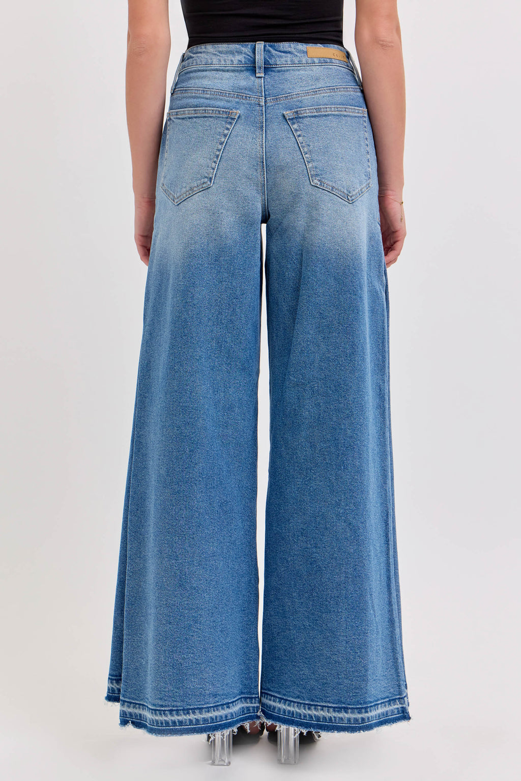 High-Rise Side-Tuck Pants