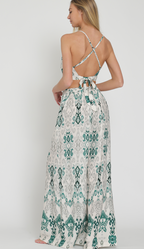 Green High-Waisted Long Pants