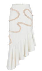 Woven Top & Skirt W/Detail Set