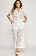 Eyelet Pants