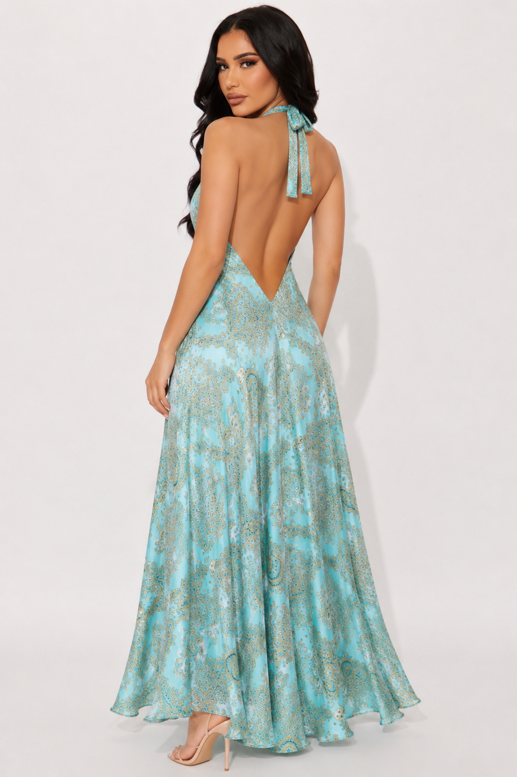 Dress W/Straps L.Blue