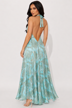 Dress W/Straps L.Blue