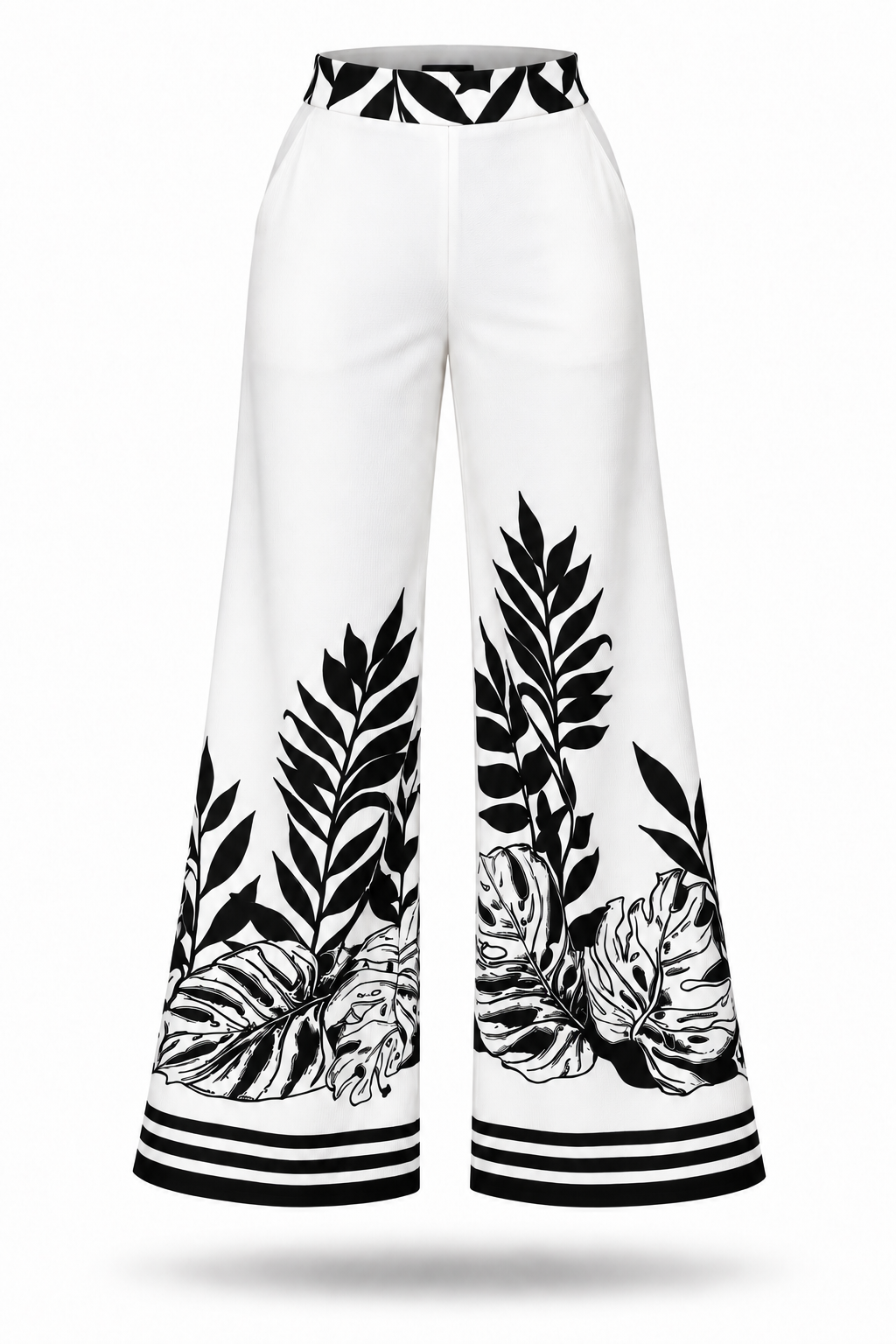O-Ring Strap Detail Pants