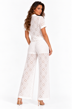 Eyelet Pants