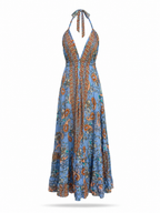 Low-Cut Dress W/Straps