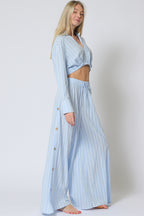 LT.Blue High Waisted Pants