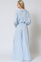 LT.Blue High Waisted Pants