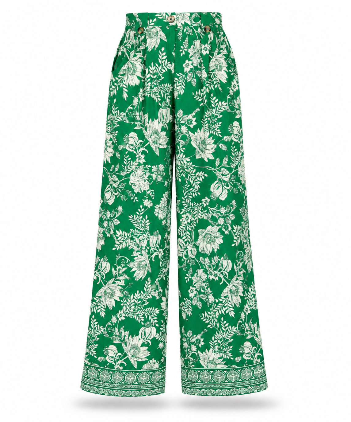 Emerald Garden Palazzo Pants.