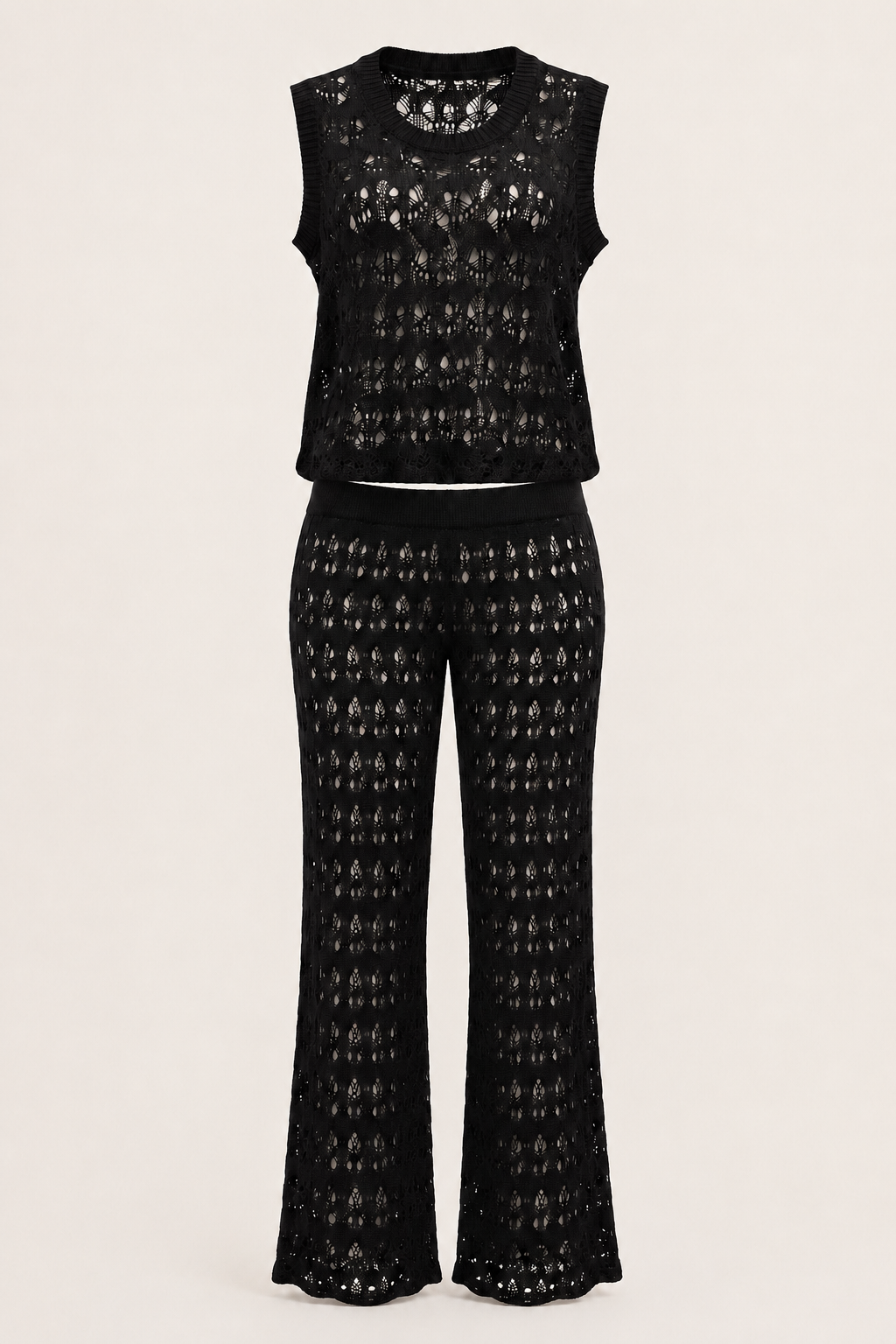Crochet Pants Set