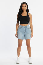 Light Stone Wash Shorts