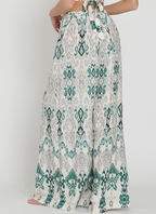 Green High-Waisted Long Pants