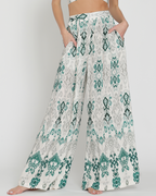 Green High-Waisted Long Pants