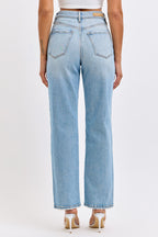 Mini-Slit Dad Jeans